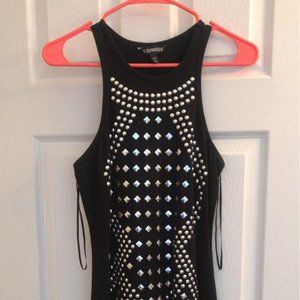 Black Express Studded Dress